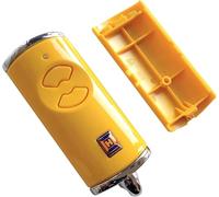 Hörmann Handsender Cover HSE2BS Giallo Vuoto Cassa Senza Batteria Senza Scheda Ricambio Scocca superiore e inferiore