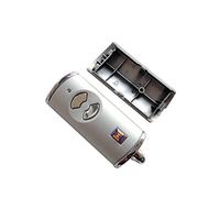 Hörmann HSE2BS - Alloggiamento di ricambio per trasmettitore portatile con coperchio superiore e inferiore, senza batteria e platino, colore: argento