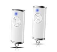 Hörmann HSE4-868-BS - 2 trasmettitori manuali di ricambio - 4 canali Hörmann apriporta garage compatibile con trasmettitore manuale Hörmann HSE2-868-BS, cancelli e azionamenti Hörmann - Bianco