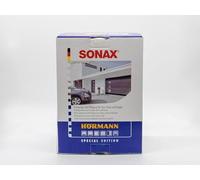Hörmann SONAX Set 7 pezzi per la pulizia e la cura (500 ml di lucidante 2 in 1 per porte, cancelli e telai, olio, panni in microfibra, detergente, 2 spugne) 4020356