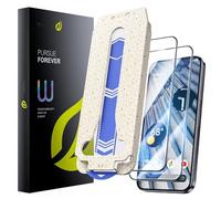 Hoerrye Pellicola protettiva per Google Pixel 9 Pro/9 5G, pellicola protettiva in vetro temperato HD + 1 casa di installazione pulita dalla polvere, schermo HD, antigraffio, facile installazione,