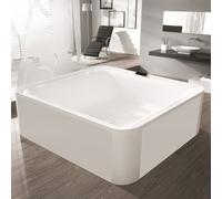 Hoesch ERGO vasca da bagno freestanding, softcube, 6444.010305550, ERGO bianco [Vasche da Bagno > Vasche da Bagno Freestanding]