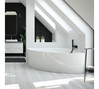 Hoesch iSENSI vasca da bagno ad angolo, con pannelli laterali, 3896.010, iSENSI bianco [Vasche da Bagno > Vasche da Bagno ad Angolo]