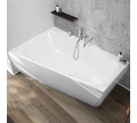 Hoesch iSENSI vasca da bagno ad angolo, con pannelli laterali, 3965.010, iSENSI bianco [Vasche da Bagno > Vasche da Bagno ad Angolo]