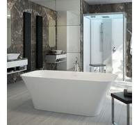 Hoesch LEROS vasca da bagno freestanding, softcube, 4470.010, LEROS bianco [Vasche da Bagno > Vasche da Bagno Freestanding]