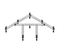Hoesch telaio base per piatto doccia a quarto di cerchio, 118973, MUNA; NIAS; SOLA [Piatti Doccia > Ricambi per Piatti Doccia]