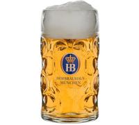 Hofbräuhaus München Boccale da birra da 0,5 l, originale, con stemma HB e scritta tradizionale