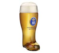 Hofbräuhaus Munich HB Stivali in vetro 1 litro King Werk KI 1000173 nuovo