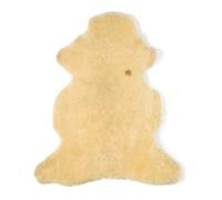 Hofbrucker 100% pelle di pecora biologica Schwarzkopf in Baviera/pelliccia di agnello. Morbida e soffice e autopulente, tosata medicalmente con caratteristiche naturali, 100-110 cm, pelliccia di