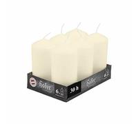 Hofer Candele, Durata: 30h, 60x 120mm,Calore Avorio, 6 Pezzi