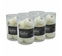 Hofer Candele Galleggianti - 60 Pezzi - Durata 3-4h, 5 cm - 6 x Set di 10 Pezzi