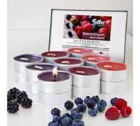 HOFER Fragranza a forma di bacche, profumata, candele profumate, candele colorate, 18 pezzi