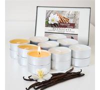 HOFER Fragranza tealight [vaniglia] lumini con rilassante profumo di vaniglia | candele profumate, candele colorate | 18 pezzi