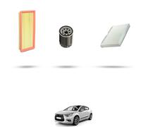 HOFFCAR Kit tagliando - 3 filtri per Citroen Ds4 1.2 e-THP 96kw dal 2014