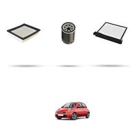 HOFFCAR Kit tagliando - 3 filtri compatibile con Nissan Micra III (k12) 1.2 12v
