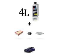 HOFFCAR Kit tagliando 3 FILTRI e 4L OLIO per Fiat Tipo II 1.5 T4 96kw dal 2022