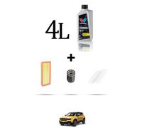 HOFFCAR Kit tagliando 3 FILTRI e 4L OLIO per Jeep Avenger J2 1.2 74kw dal 2022