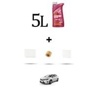 HOFFCAR Kit tagliando 3 FILTRI e 5L OLIO per Toyota Auris II (E180) 1.6 97kw Dal