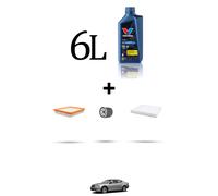 HOFFCAR Kit tagliando 3 FILTRI e 6L OLIO per Dodge Avenger 2.7 137kw dal 2007