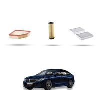 HOFFCAR Kit tagliando - 3 filtri per Bmw serie 6 (G32GT) 640i 250kw dal 2017