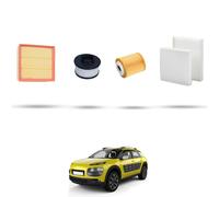 HOFFCAR Kit tagliando - 3 filtri per Citroen C4 Cactus 1.5 BlueHDi 88kw dal 2018