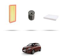 HOFFCAR Kit tagliando - 3 filtri per Lancia Ypsilon 1.2 16v 59kw dal 2003