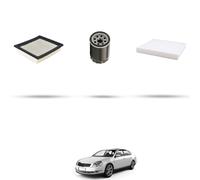 HOFFCAR Kit tagliando - 3 filtri per Nissan Teana 2.5 v6 134kw Dal 2008