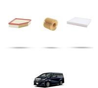 HOFFCAR Kit tagliando - 3 filtri per Toyota Alphard 3.5 202kw Dal 2015