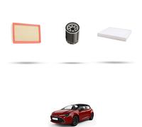 HOFFCAR Kit tagliando - 3 filtri per Toyota Corolla XII (E210) 1.8 Hybrid 90kw D