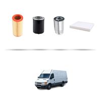 HOFFCAR Kit tagliando - 4 filtri compatibile con Iveco Daily III 40-15 Turbo Die