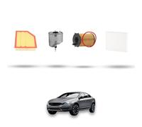 HOFFCAR Kit tagliando - 4 filtri compatibile con Volvo S60 II V60 Cross Country