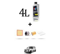 HOFFCAR Kit tagliando 4 FILTRI e 4L OLIO per Citroen Berlingo III 1.5 bluehdi 96