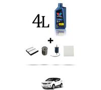 HOFFCAR Kit tagliando 4 FILTRI e 4L OLIO per Dr 4 1.6 Lpg 84kw dal 2017