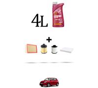 HOFFCAR Kit tagliando 4 FILTRI e 4L OLIO per Suzuki Swift III 1.3 DDIS 55kw dal