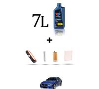 HOFFCAR Kit tagliando 4 FILTRI e 7L OLIO per Bmw serie 3 (F30, F80,F31) 330d 190