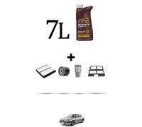 HOFFCAR Kit tagliando 4 FILTRI e 7L OLIO per Toyota Avensis I (T22) 2.0 D4-D 81