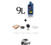 HOFFCAR Kit tagliando 4 FILTRI e 9L OLIO per Ford Transit Custom 2.0 EcoBlue mHE