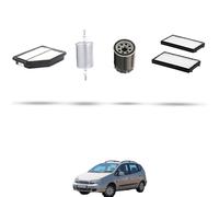 HOFFCAR Kit tagliando - 4 filtri per Chevrolet Tacuma 1.6 77kw dal 2000