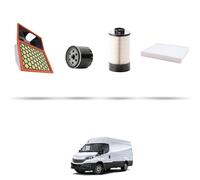 HOFFCAR Kit tagliando - 4 filtri per Iveco Daily VI 35C 12 2.3 E6 85KW dal 2016