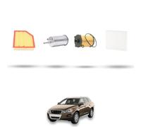 HOFFCAR Kit tagliando - 4 filtri per Volvo V40 II V40 Cross Country Dal 2.0 T4 A