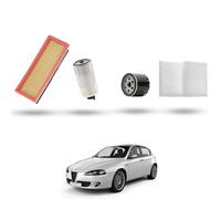 HOFFCAR Kit Tagliando compatibile con Alfa Romeo 147 (937) 1.9 Jtd 88kw 2004