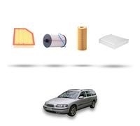 HOFFCAR Kit Tagliando per Volvo V70 II 2.4 D5 120Kw dal 2001 al 2007