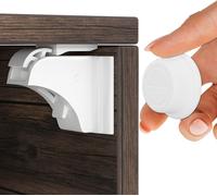 Hoffenbach Blocca Cassetti per Bambini Chiavi Magnetico (Bianco, 12 Magneti + 3