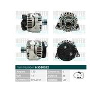 HOFFER Alternatore MERCEDES-BENZ 2,0 0111548402 011154840280 0111549302
