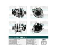 HOFFER Alternatore OPEL VAUXHALL 1,7 06204198 8-97363-832-0 98056439 R1530090
