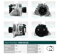 HOFFER Alternatore per IVECO 2,8 500317453 99463372