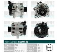 HOFFER Alternatore TOYOTA 2,4 2,0 270600H080 270600H221