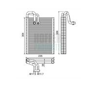 HOFFER Evaporatore climatizzatore AUDI 2,0 3,0 8K1898191A 8K1898967 8K1898191
