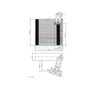 HOFFER Evaporatore climatizzatore per DACIA RENAULT NISSAN 1,5 1,6 27280AX100