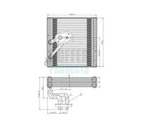 HOFFER Evaporatore climatizzatore per VOLVO 2,4 2,5 30630696 30676302